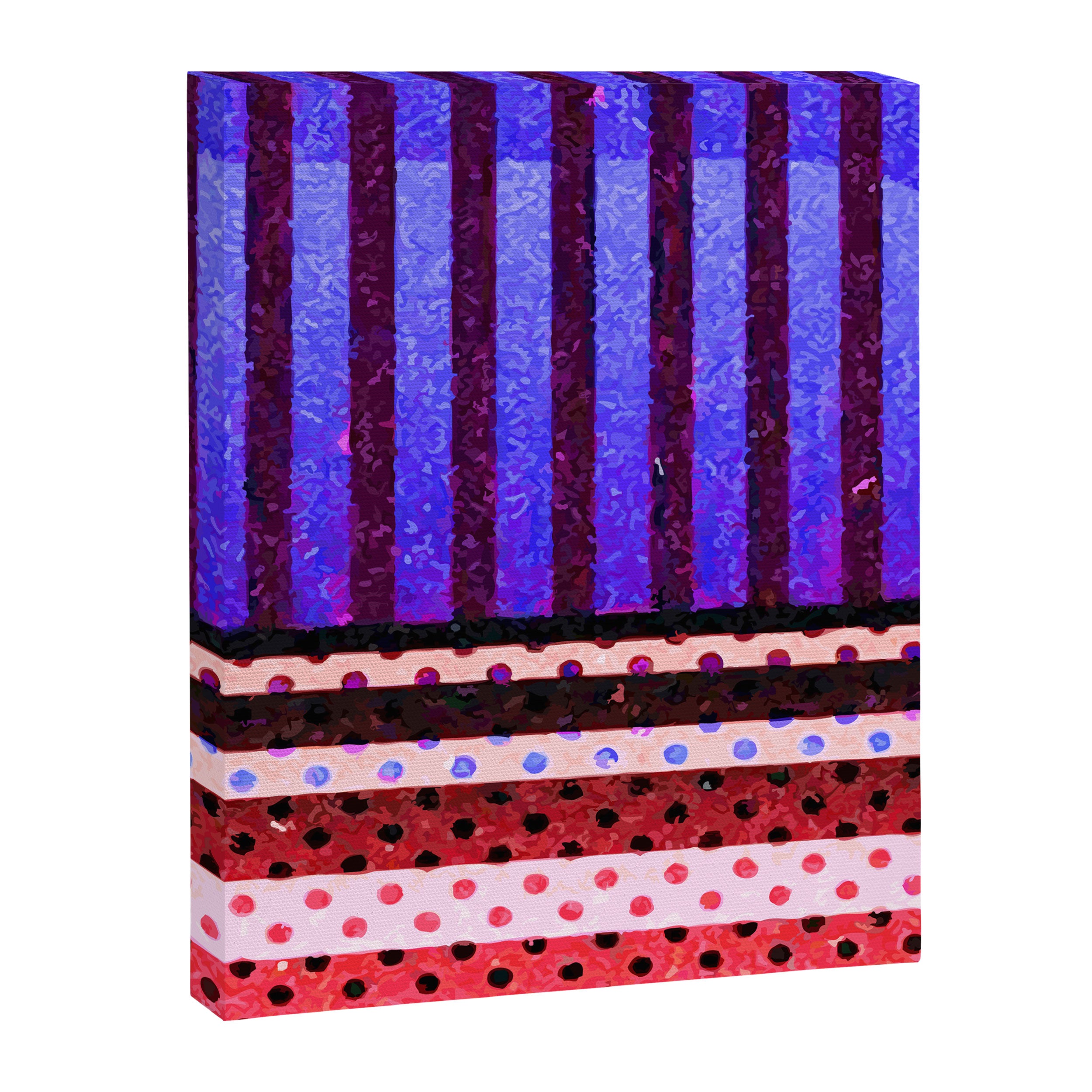 Colors Abstract Geometric Vector Art Canvas Print Gallery Image 3
