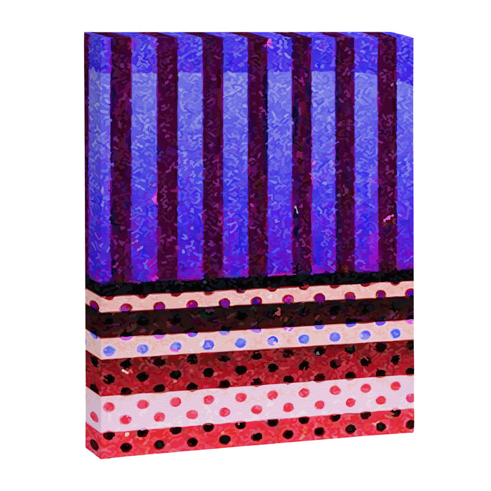 Colors Abstract Geometric Vector Art Canvas Print Gallery Image 1