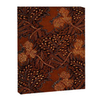 Copper Batik Pattern Abstract Digital Vector Nature Art Canvas Print Gallery Image 3