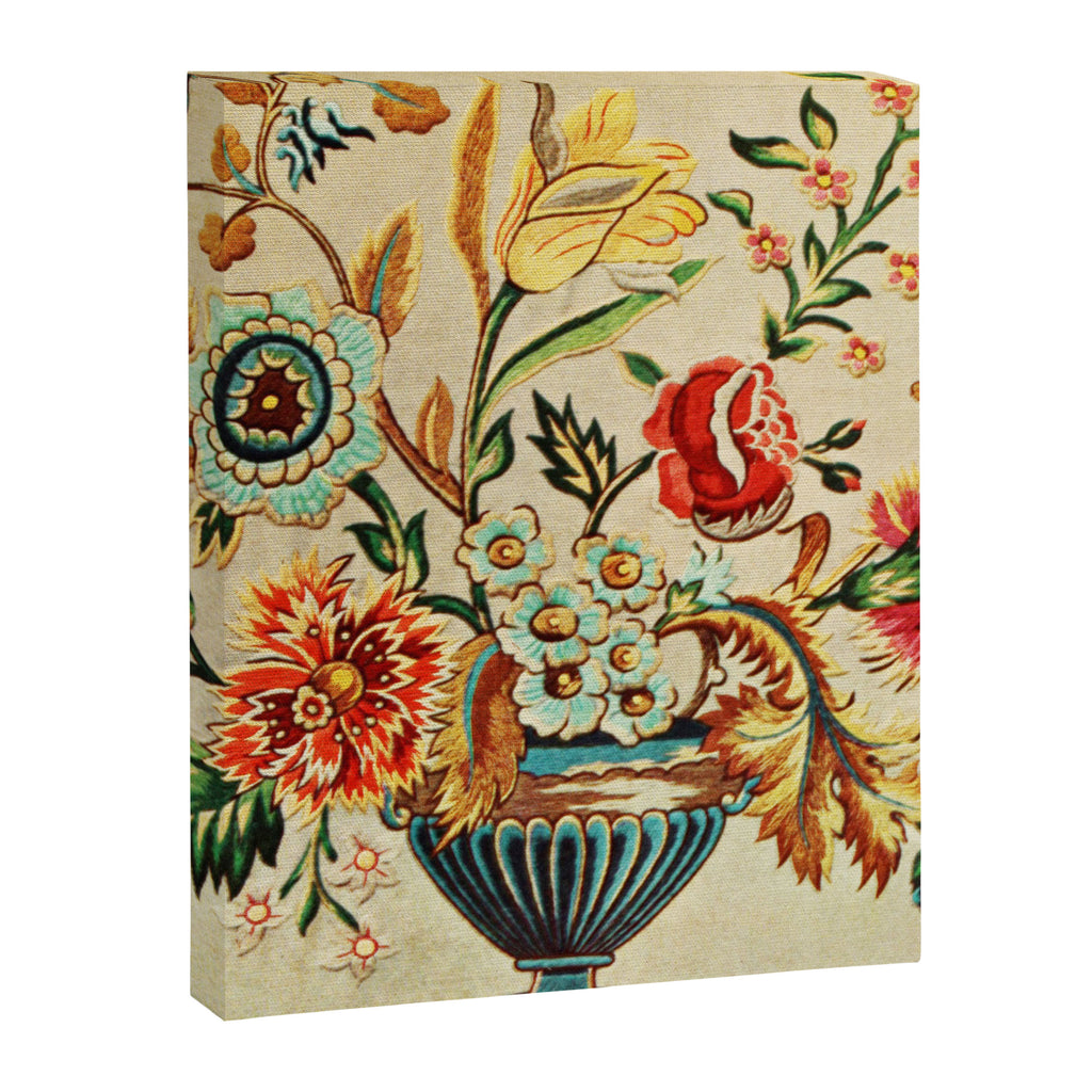 Crewel Still Life Antique Elizabethan Vector Painting Canvas Print Gallery Image 3