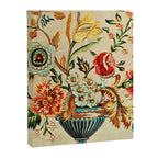 Crewel Still Life Antique Elizabethan Vector Painting Canvas Print Gallery Image 3