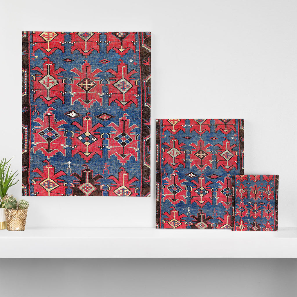 Davaghin Daghestan Northeast Caucasus Kilim Print Canvas Print Gallery Image 3