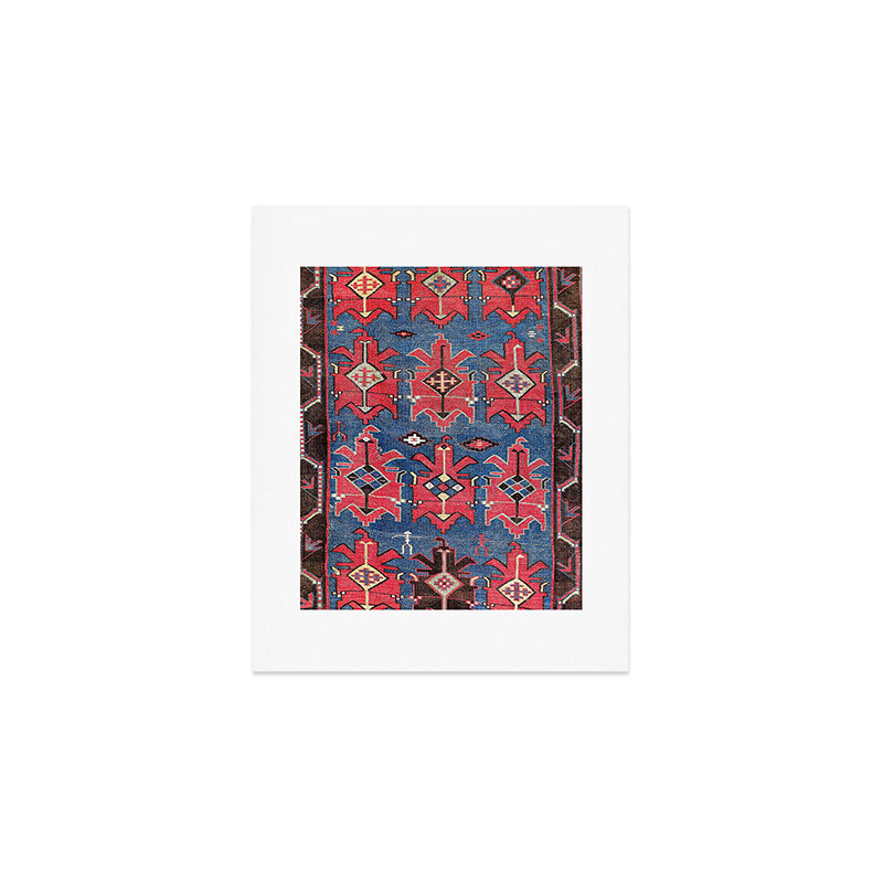 Davaghin Daghestan Northeast Caucasus Kilim Print Art Print Gallery Image 1