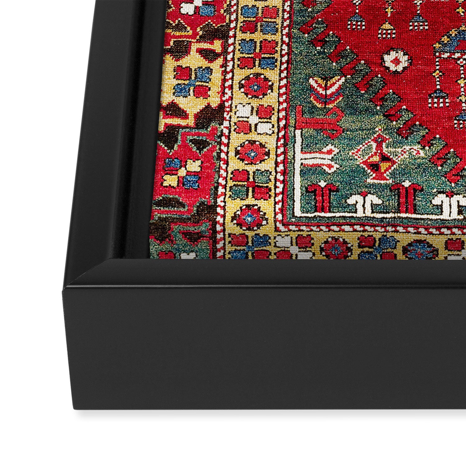 Dazkiri Southwest Anatolian Rug Print Framed Canvas Print Gallery Image 3