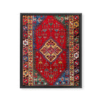 Dazkiri Southwest Anatolian Rug Print Framed Canvas Print Gallery Image 3