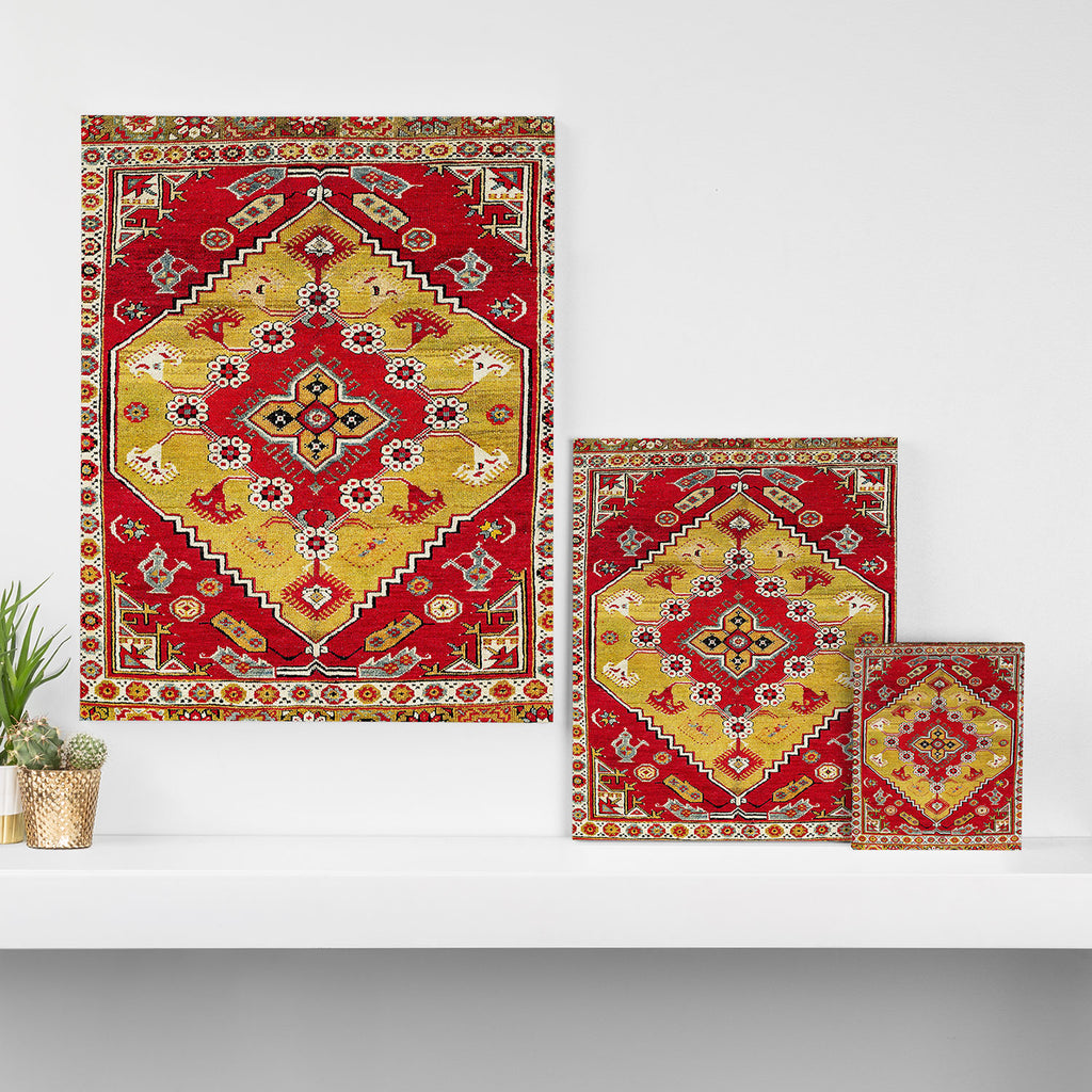 Dazkiri Southwest Anatolian Rug Print Canvas Print Gallery Image 3