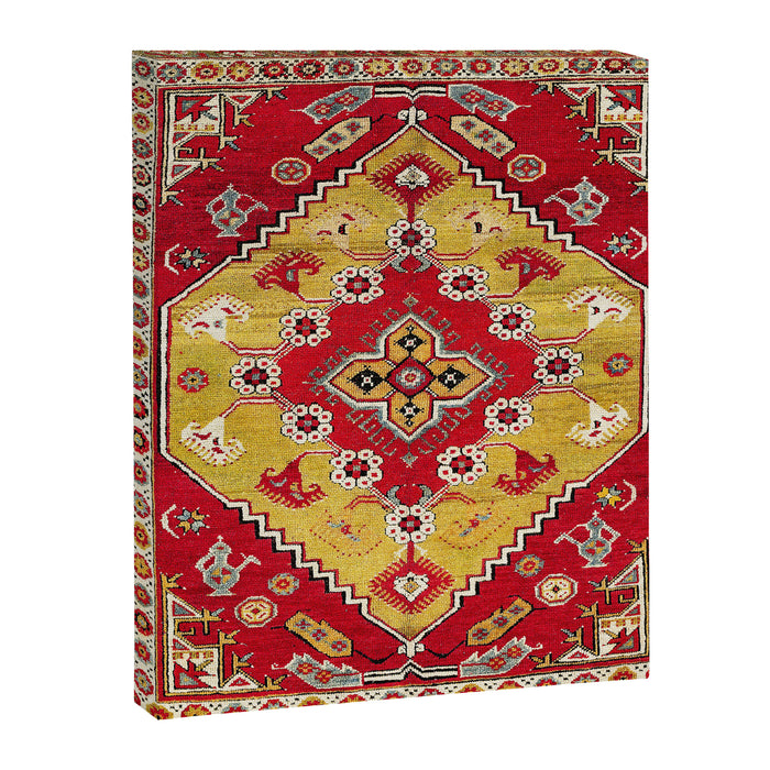 Dazkiri Southwest Anatolian Rug Print Canvas Print Gallery Image 1