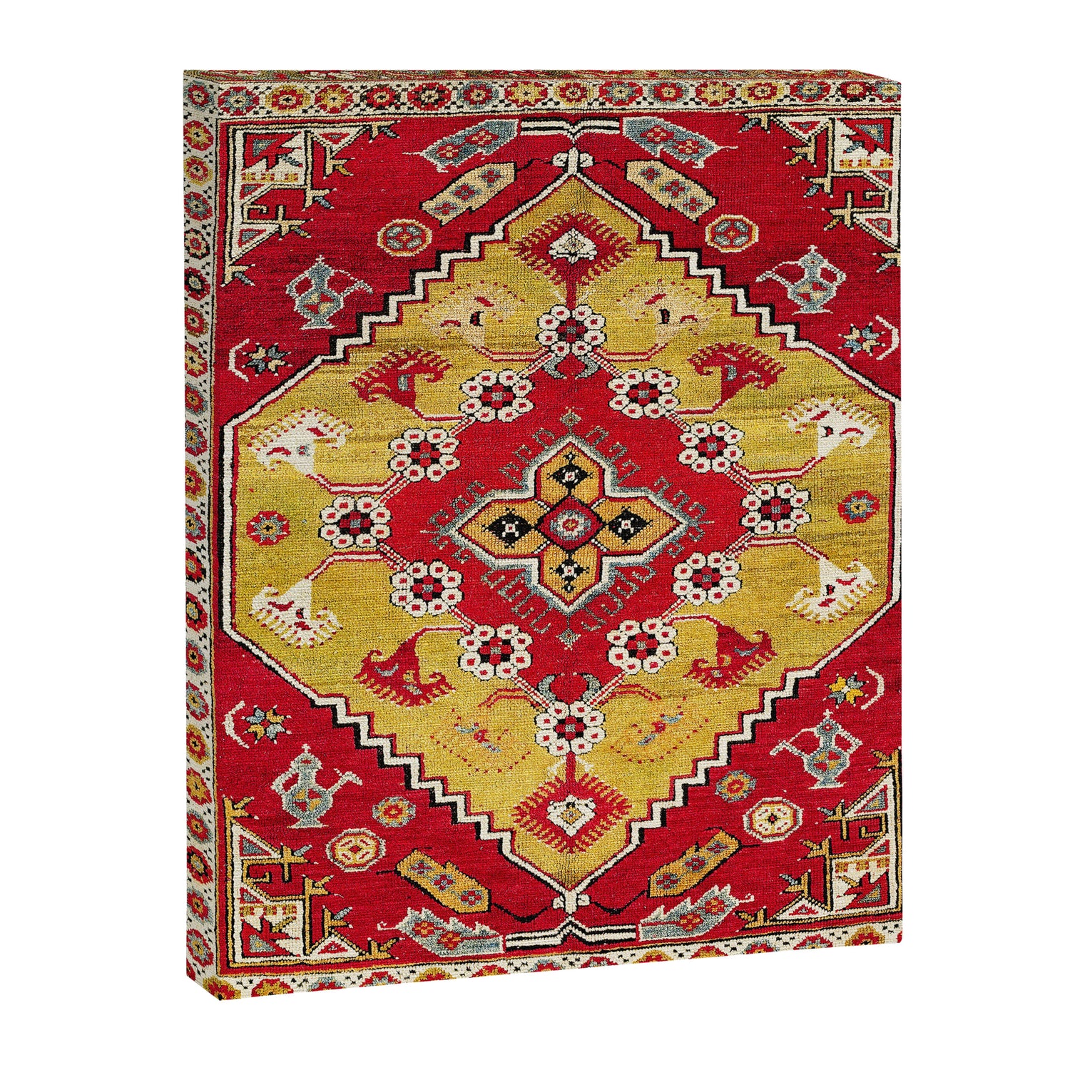 Dazkiri Southwest Anatolian Rug Print Canvas Print Gallery Image 3