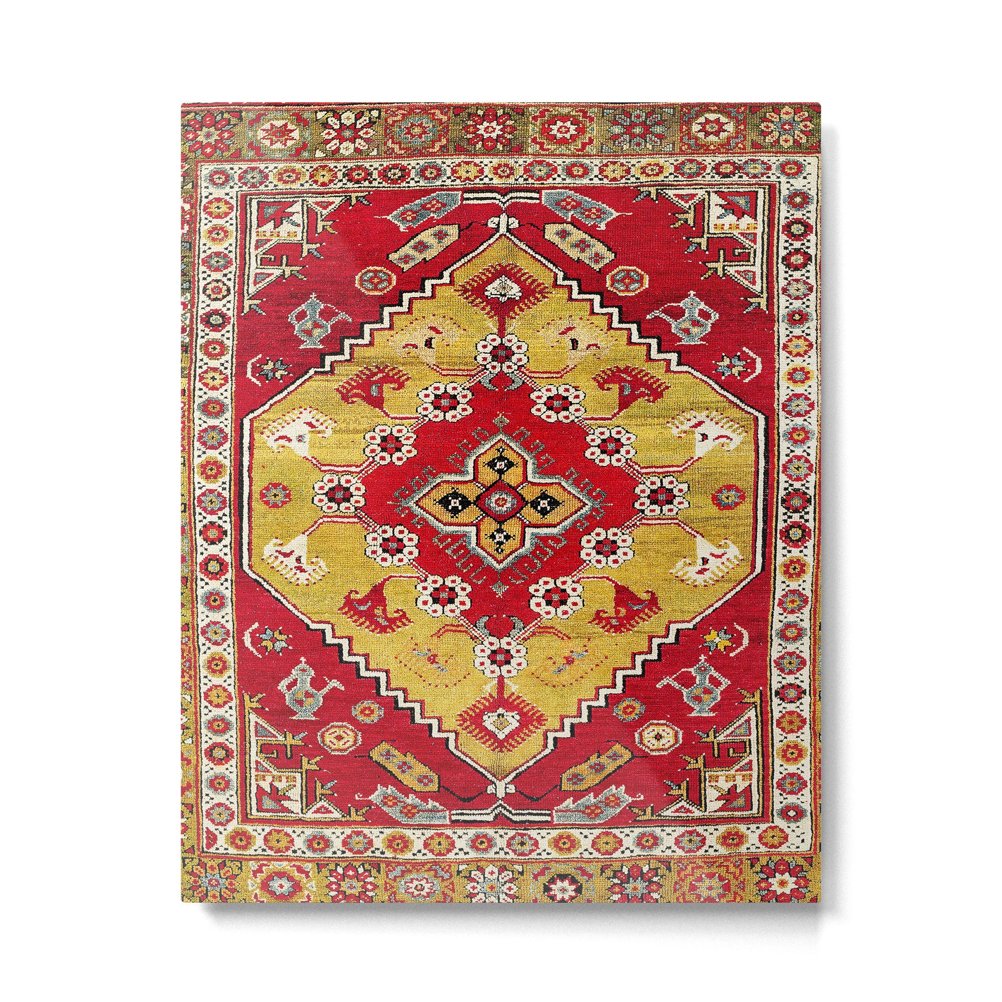 Dazkiri Southwest Anatolian Rug Print Metal Print Gallery Image 6