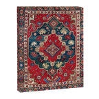 Dazkiri Southwest Anatolian Rug Print Canvas Print Gallery Image 3