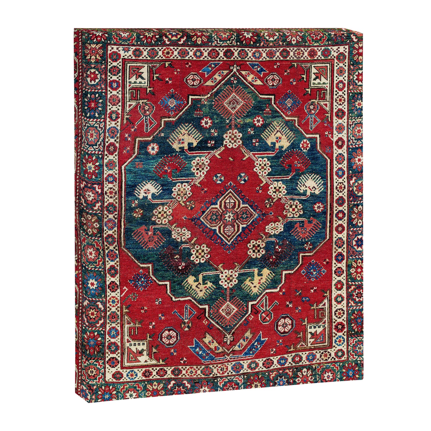 Dazkiri Southwest Anatolian Rug Print Canvas Print Gallery Image 3