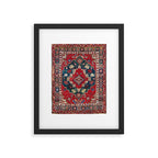 Dazkiri Southwest Anatolian Rug Print Framed Art Print Gallery Image 5