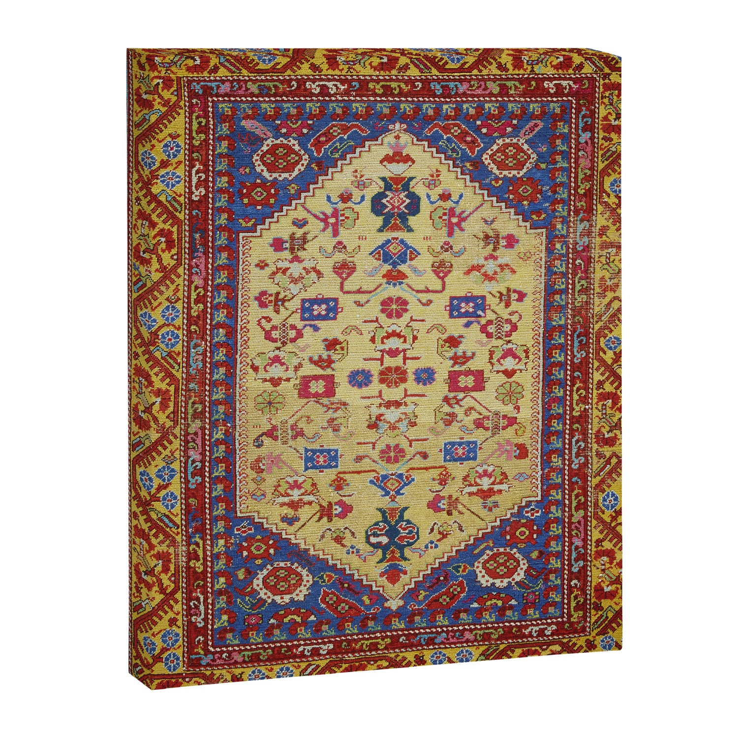 Demerci Kula Antique Turkish Rug Print Canvas Print Gallery Image 3