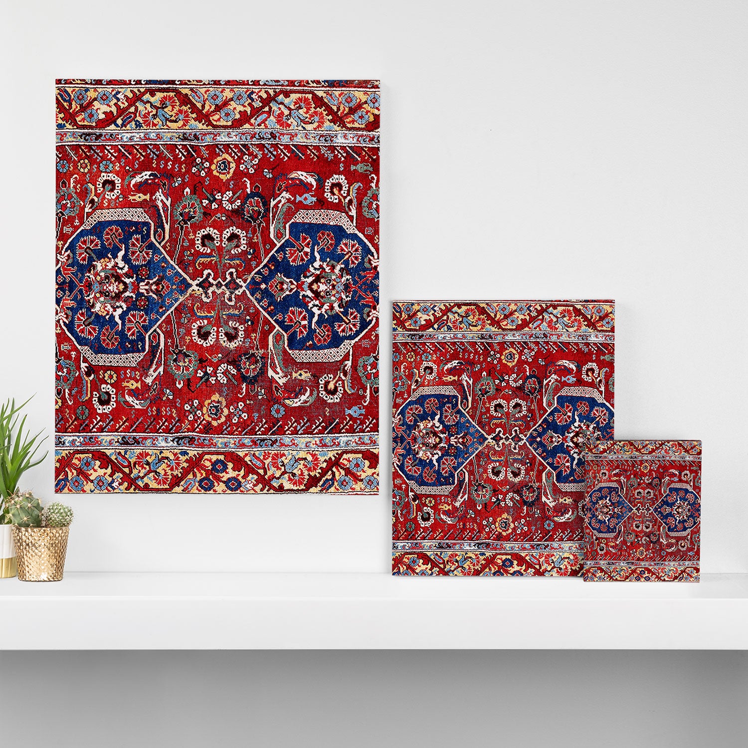 Demirci Kula 18th Century Anatolian Rug Print Canvas Print Gallery Image 3