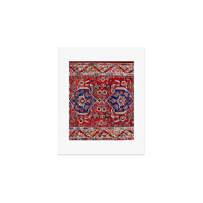 Demirci Kula 18th Century Anatolian Rug Print Art Print Gallery Image 1
