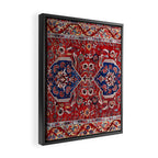 Demirci Kula 18th Century Anatolian Rug Print Framed Canvas Print Gallery Image 2
