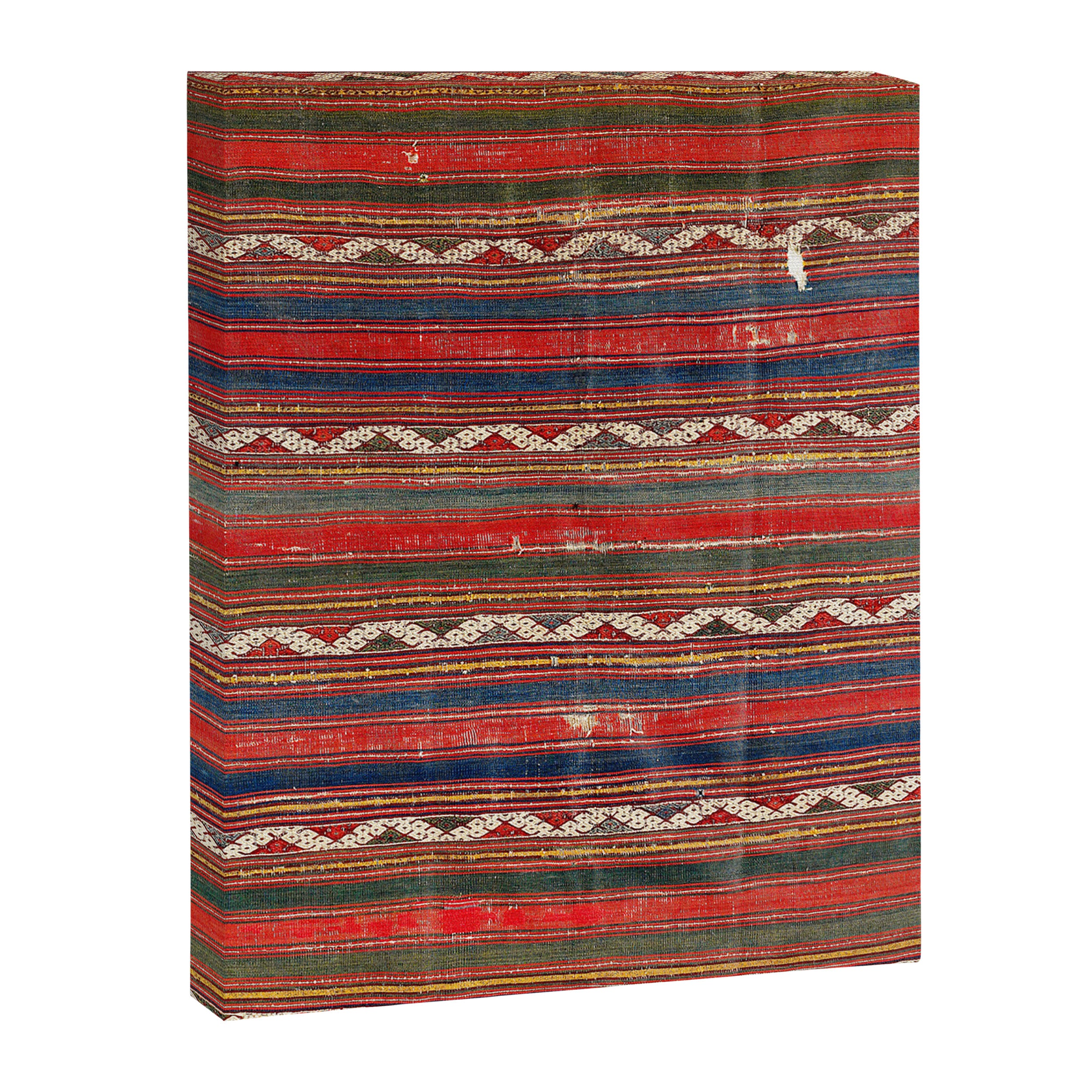 Denizli West Anatolian Kilim Print Canvas Print Gallery Image 3