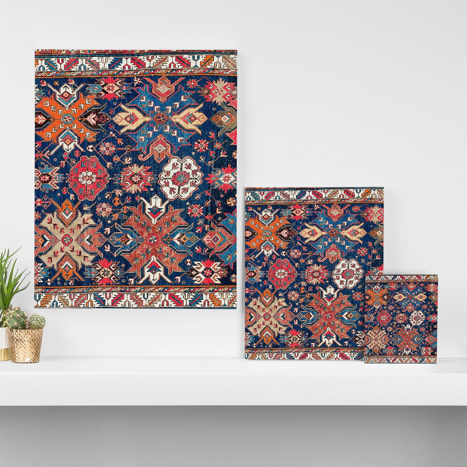 Derbent Daghestan Northeast Caucasus Rug Print Canvas Print Gallery Image 3