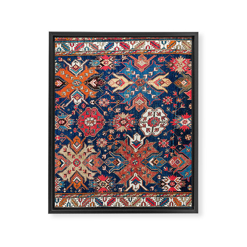 Derbent Daghestan Northeast Caucasus Rug Print Framed Canvas Print Gallery Image 3