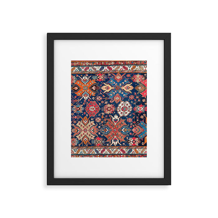 Derbent Daghestan Northeast Caucasus Rug Print Framed Art Print Gallery Image 1