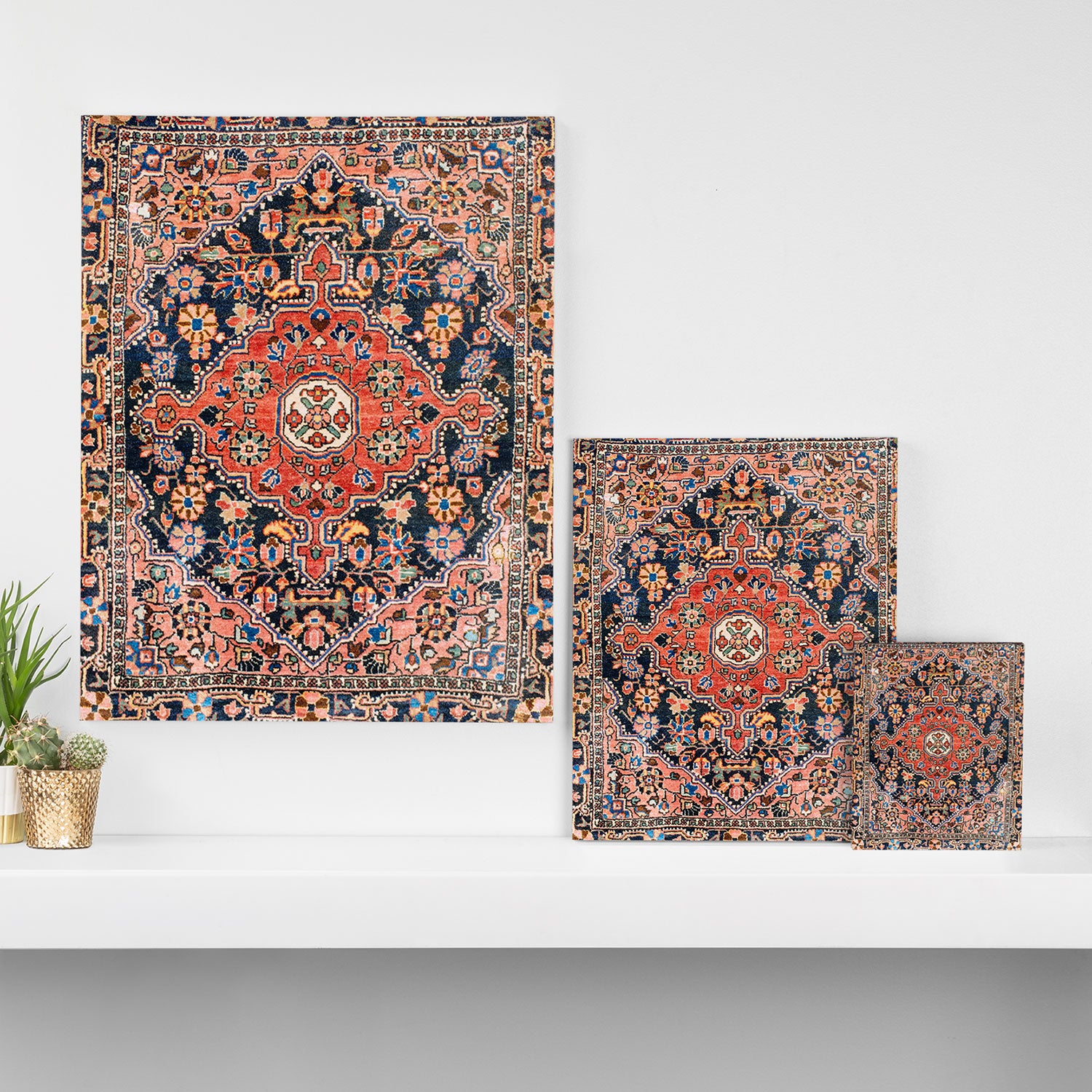 Djosan Poshti West Persian Rug Print Canvas Print Gallery Image 3