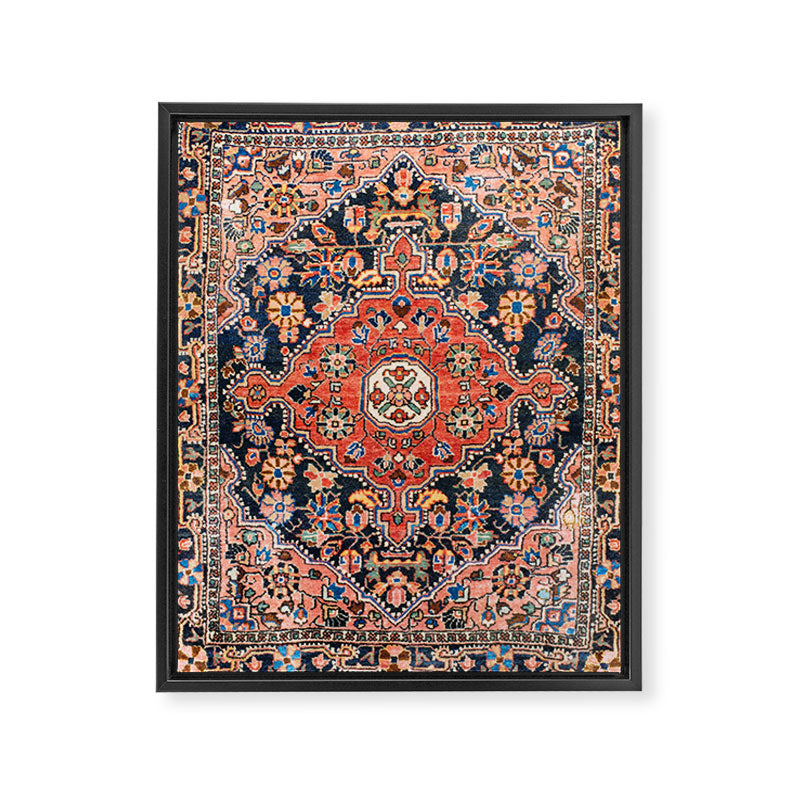 Djosan Poshti West Persian Rug Print Framed Canvas Print Gallery Image 3