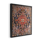 Djosan Poshti West Persian Rug Print Framed Canvas Print Gallery Image 2