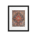 Djosan Poshti West Persian Rug Print Framed Art Print Gallery Image 4