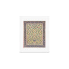 Douglass Mughal 'Millefleurs' North Indian Rug Print Art Print Gallery Image 1
