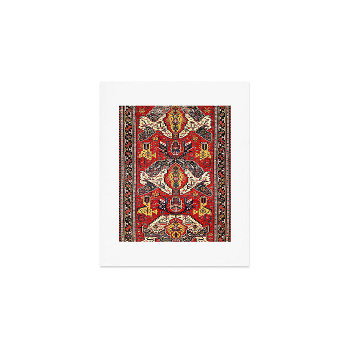 Dragon Sumakh Antique East Caucasus Kuba Rug Print Art Print Gallery Image 1