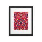 Enjilas Vintage Persian Rug Print Framed Art Print Gallery Image 6