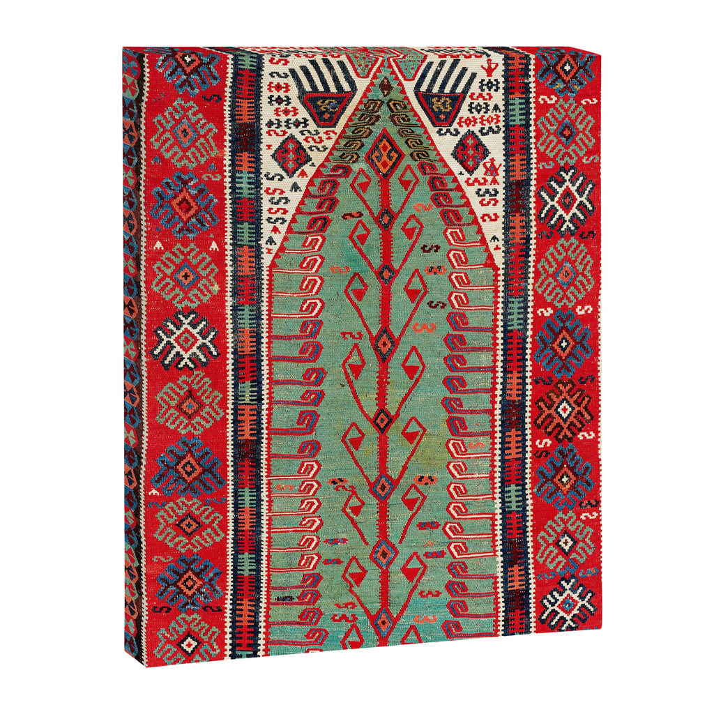 Erzerum Northeast Anatolian Niche Kilim Print Canvas Print Gallery Image 6