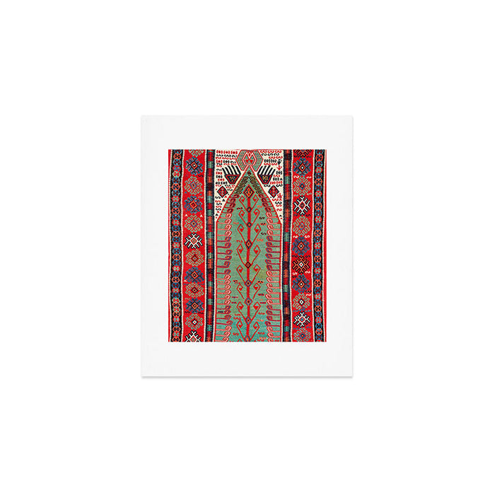 Erzerum Northeast Anatolian Niche Kilim Print Art Print Gallery Image 1