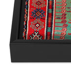 Erzerum Northeast Anatolian Niche Kilim Print Framed Canvas Print Gallery Image 3