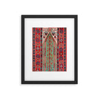 Erzerum Northeast Anatolian Niche Kilim Print Framed Art Print Gallery Image 5