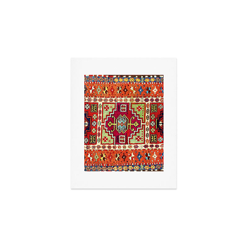 Erzincan  Antique Turkish Rug Print Art Print Gallery Image 1