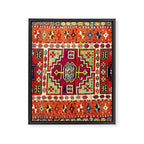 Erzincan  Antique Turkish Rug Print Framed Canvas Print Gallery Image 3