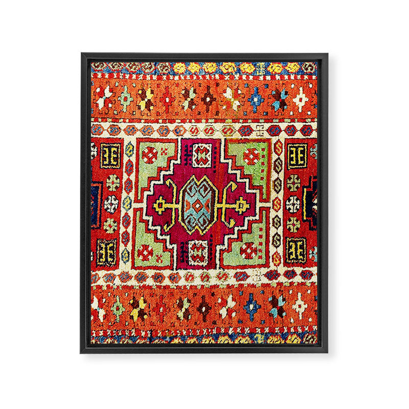Erzincan  Antique Turkish Rug Print Framed Canvas Print Gallery Image 3