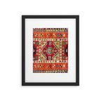 Erzincan  Antique Turkish Rug Print Framed Art Print Gallery Image 5