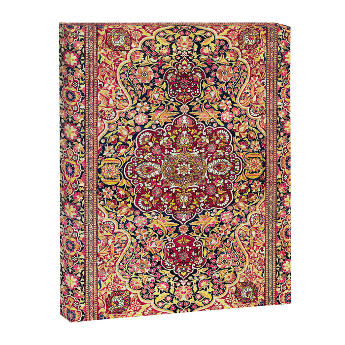 Esfahan Antique Floral Persian Rug Print Canvas Print Gallery Image 1