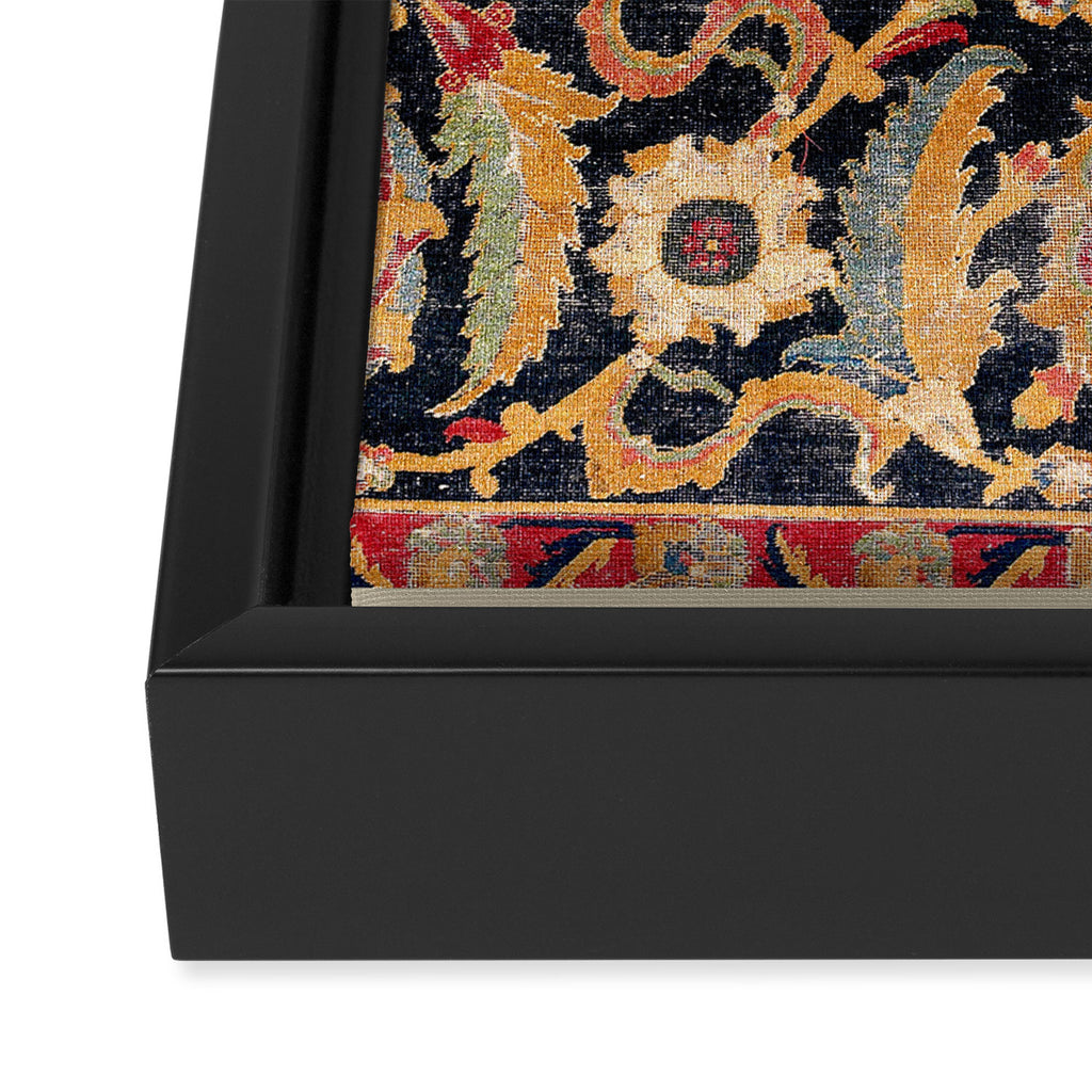 Esfahan Central Persian 17th Century Fragment Print Framed Canvas Print Gallery Image 3