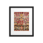 Esfahan Central Persian 17th Century Fragment Print Framed Art Print Gallery Image 6