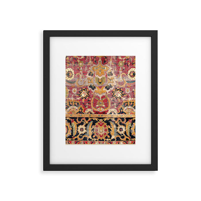 Esfahan Central Persian 17th Century Fragment Print Framed Art Print Gallery Image 1
