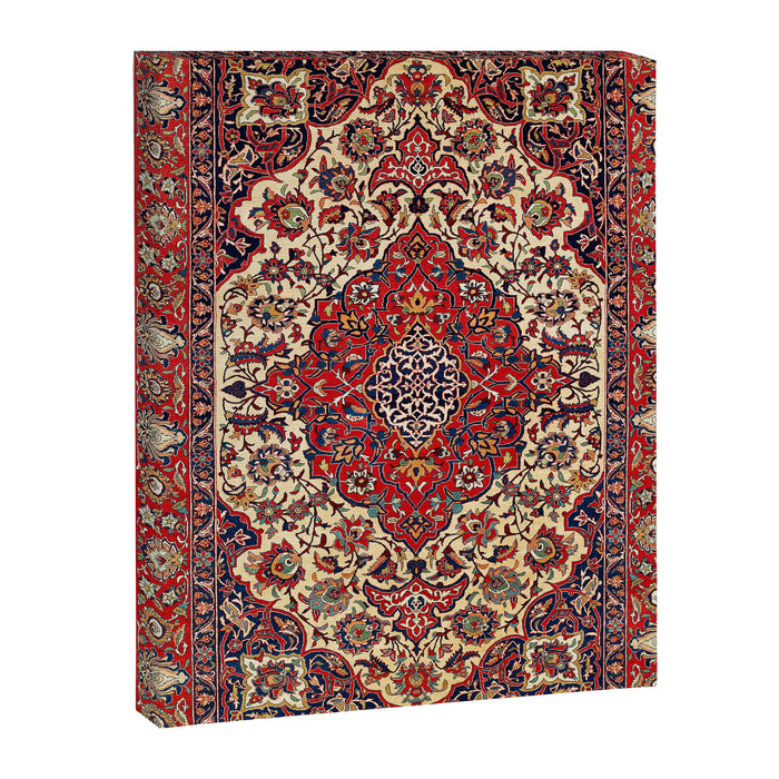 Esfahan Central Persian Rug Print Canvas Print Gallery Image 1