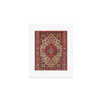 Esfahan Central Persian Rug Print Art Print Gallery Image 1