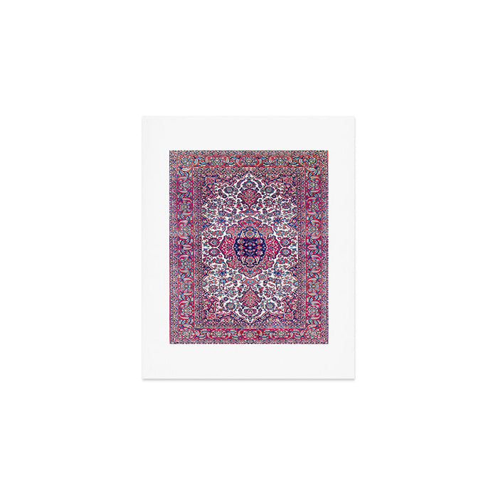 Esfahan Central Persian Rug Print Art Print Gallery Image 1