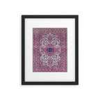 Esfahan Central Persian Rug Print Framed Art Print Gallery Image 4