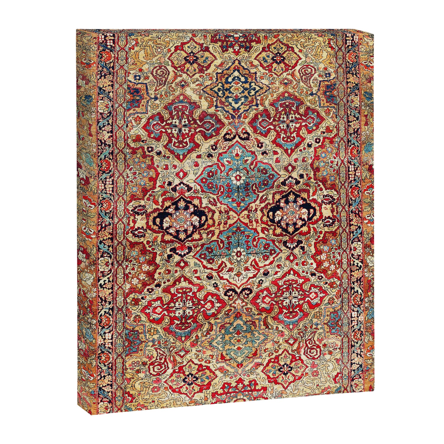 Esfahan Central Persian Rug Print Canvas Print Gallery Image 3