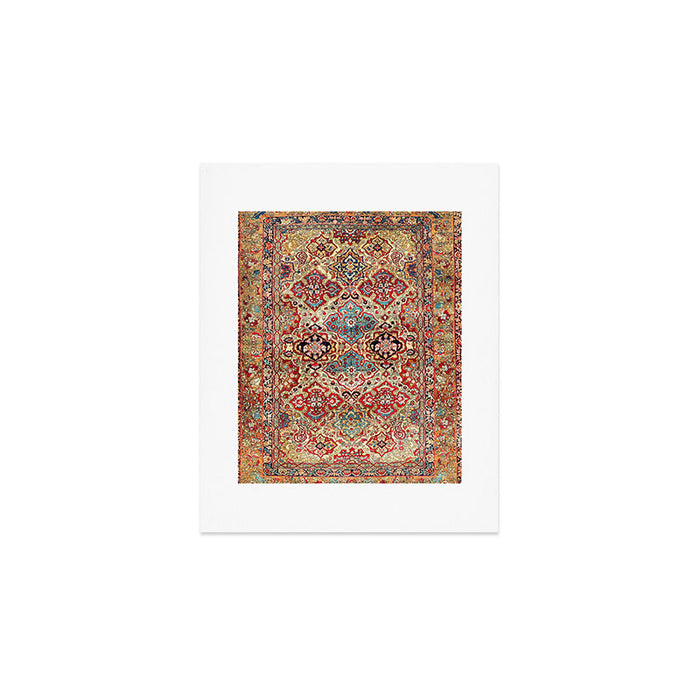 Esfahan Central Persian Rug Print Art Print Gallery Image 1