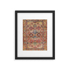 Esfahan Central Persian Rug Print Framed Art Print Gallery Image 4